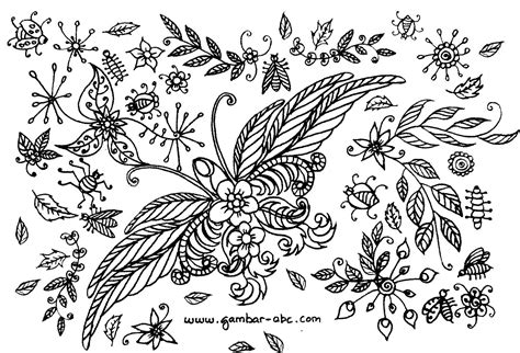 Akan tetapi dari sisi lain, sketsa gambar. Gambar Motif Batik Bunga Kupu Kupu Motif Bunga Untuk ...