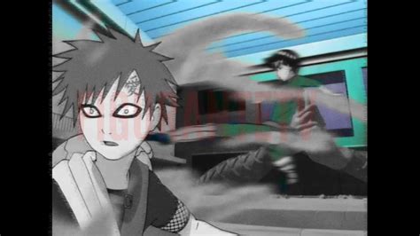 Amv Gaara Vs Rock Lee Youtube