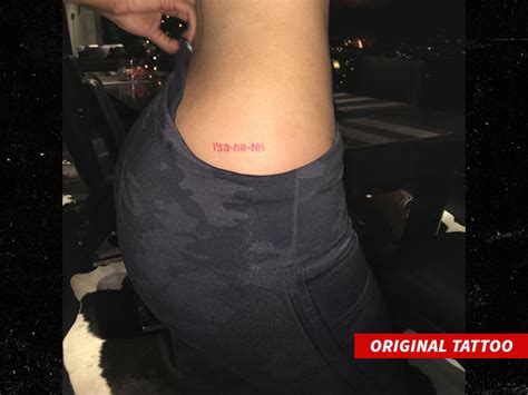 Kylie Jenners Ass Tattoo Is Crazy