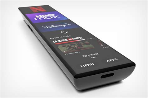 Universal Tv Remote With A Built In Touchscreen Display Gives Remote