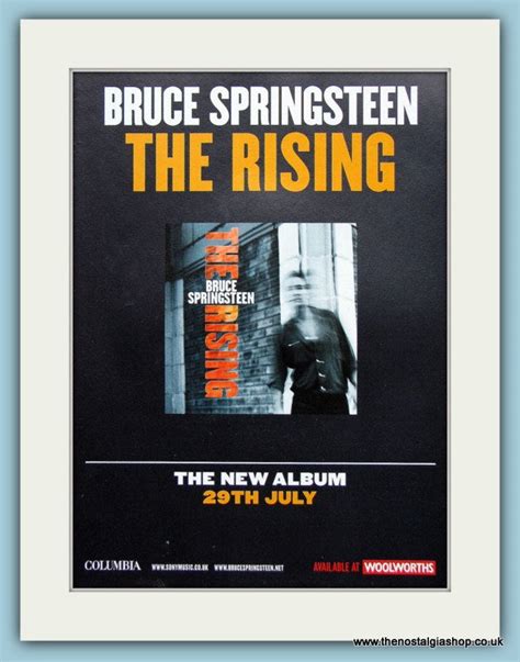 Bruce Springsteen The Rising Original Music Advert 2002 Ref Ad3490