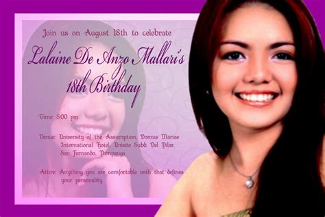 Create unique invitation cards for every occasion with just a few clicks. Invitation For Debut Birthday Quotes. QuotesGram