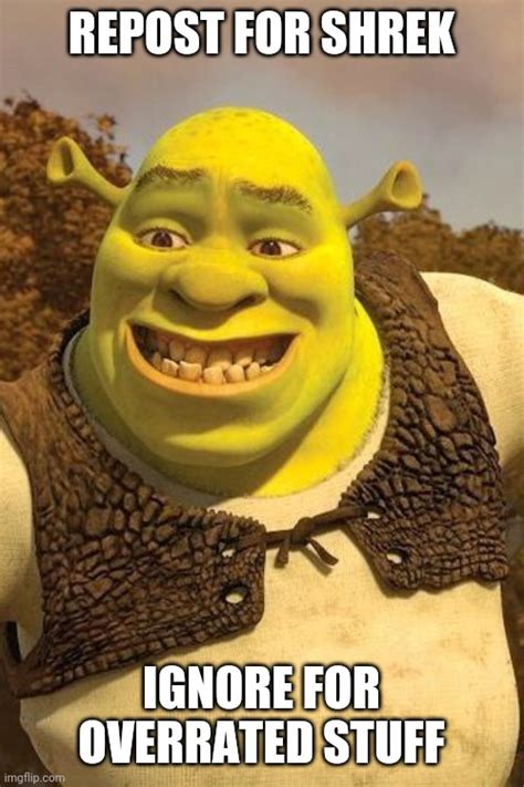 Smiling Shrek Imgflip