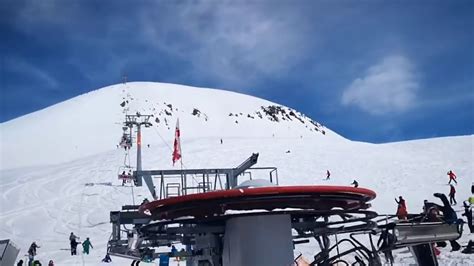 Accident In Ski Lift Gudauri Georgia Youtube