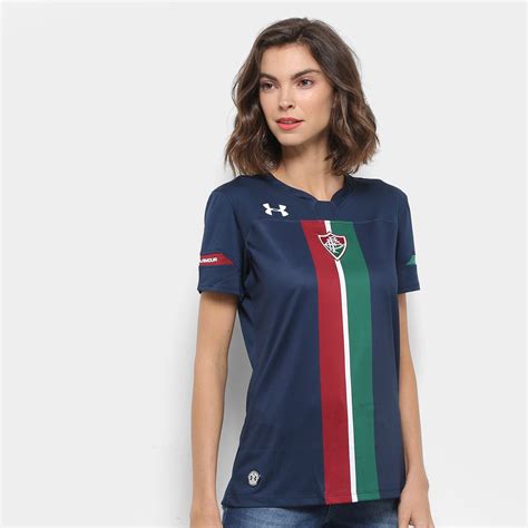 O tecido 100% poliéster proporciona uma sensação leve e respirável para garantir o máximo conforto esportivo. Camisa Fluminense III 19/20 s/n° Torcedor Under Armour ...