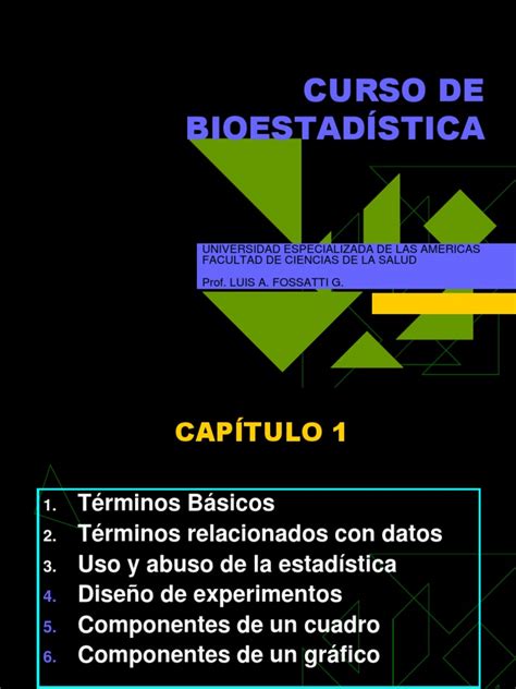 curso de bioestadÍstica statistics sampling statistics