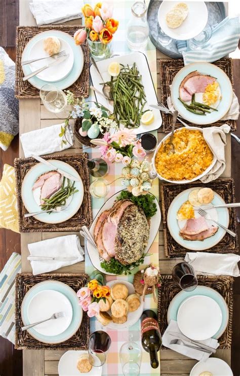 Add sweet potatoes, sugar, vanilla, salt, eggs and butter to a medium bowl or stand mixer. An Easter Dinner to Celebrate | Easter dinner, Dinner ...