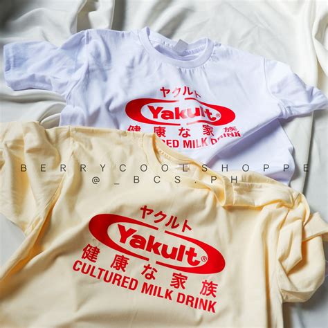 Free shipping on all orders over $150 be the first to know BCS Yakult Brand Logo Inspired Aesthetic Kawaii Shirt ...