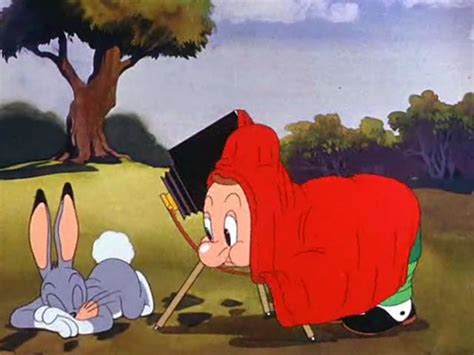 Elmer Fudd And Bugs Bunny Rabbit Season