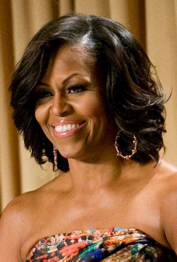 Hollywood stars like michelle williams, charlize theron or rihanna (at least every now and then) show it off and wear theirs. Michelle O's Versatile Bob | Michelle obama hairstyles ...
