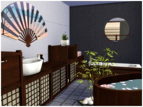 Sims By Severinka Asian Bathroom • Sims 4 Downloads