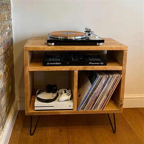 Handmade Record Player Stand Vinyl Cabinet Sideboard With Etsy Lp