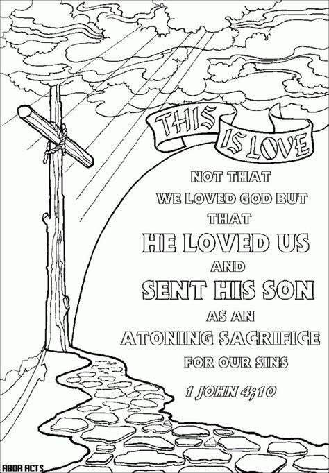 Image Result For 1 John Coloring Pages Bible Verse Coloring Page