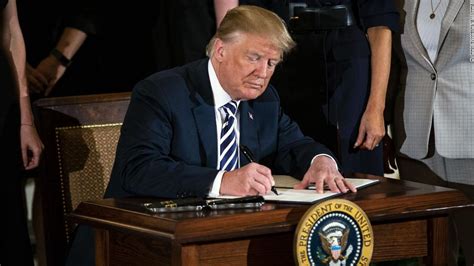 president trump signs executive order on military spouse employment cnnpolitics