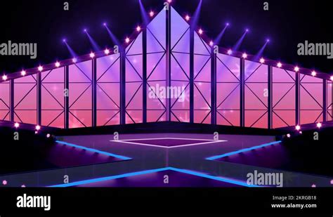 Entertainment Tv Studio Set 15 Virtual Green Screen Background Loop