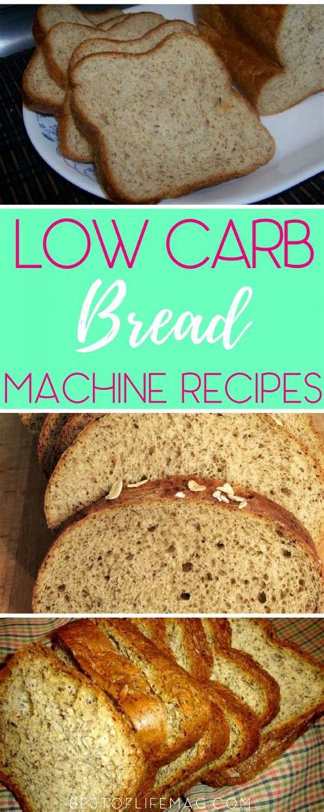 Everybody understands the stuggle of getting dinner on the table after a long day. Low Carb Bread Recipes for the Bread Machine - Best of ...