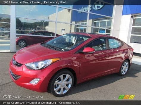 We did not find results for: Red Allure - 2013 Hyundai Elantra Limited - Black Interior ...