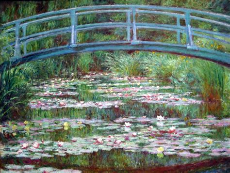 bridge over a pond of water lilies monet claude monet national gallery of art claude monet art