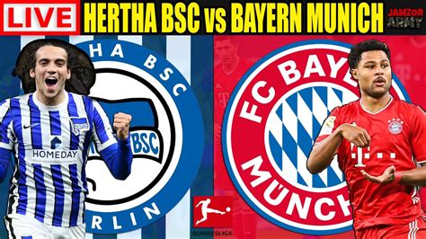 hertha berlin vs bayern munich highlights bundesliga football match live stream watchalong