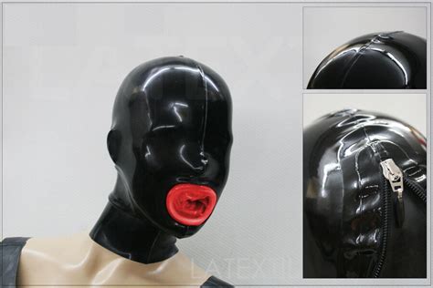 ☀️ Latextil ☀️ Latexmaske Safer Red Latex Mask Rubber Neu New Ebay
