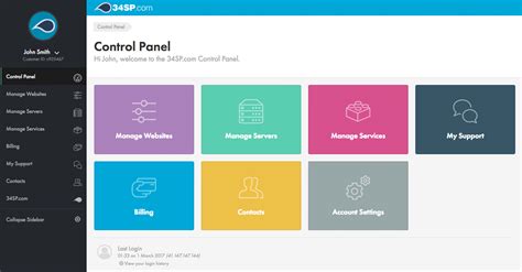 Quick And Simple Control Panel For Managing Websites And Email