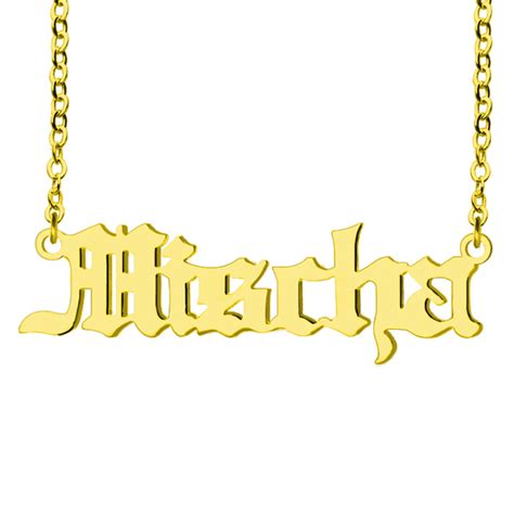We did not find results for: Gold Adam Style Old English Names Necklace | Getnamenecklace