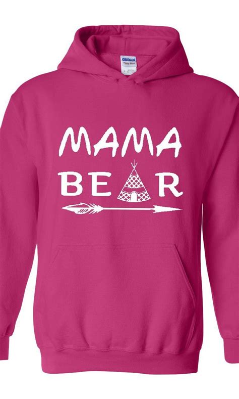 Iwpf Unisex Mama Bear Hoodie Sweatshirt