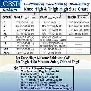 Jobst For Men Casual Compression Socks Knee High 20 30mmhg Closed Toe