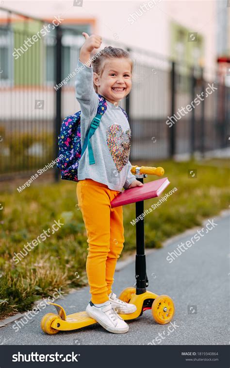 Little Girl Goes School First Time Stock Photo 1819340864 Shutterstock