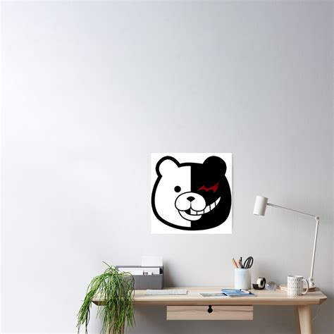 Monokuma Poster For Sale By Lorihime Redbubble