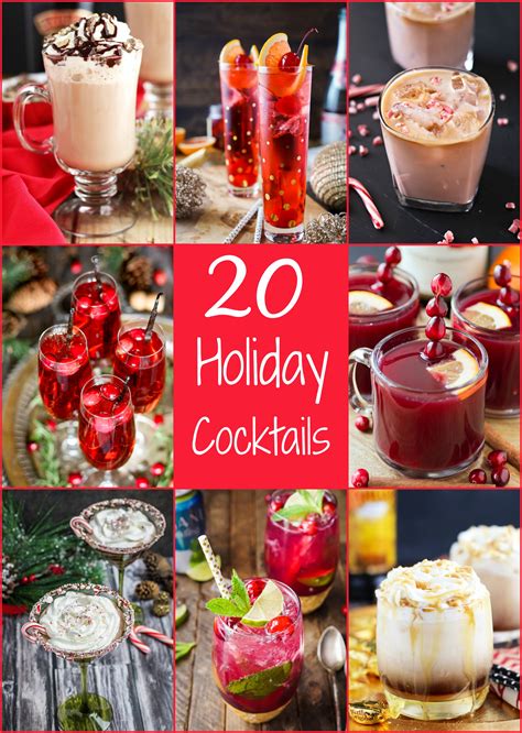 20 Holiday Cocktails | 3 Yummy Tummies