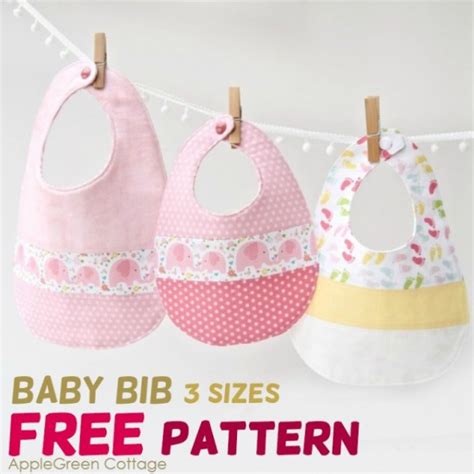 The Best Free Baby Bib Pattern In 3 Sizes Sew Modern Kids