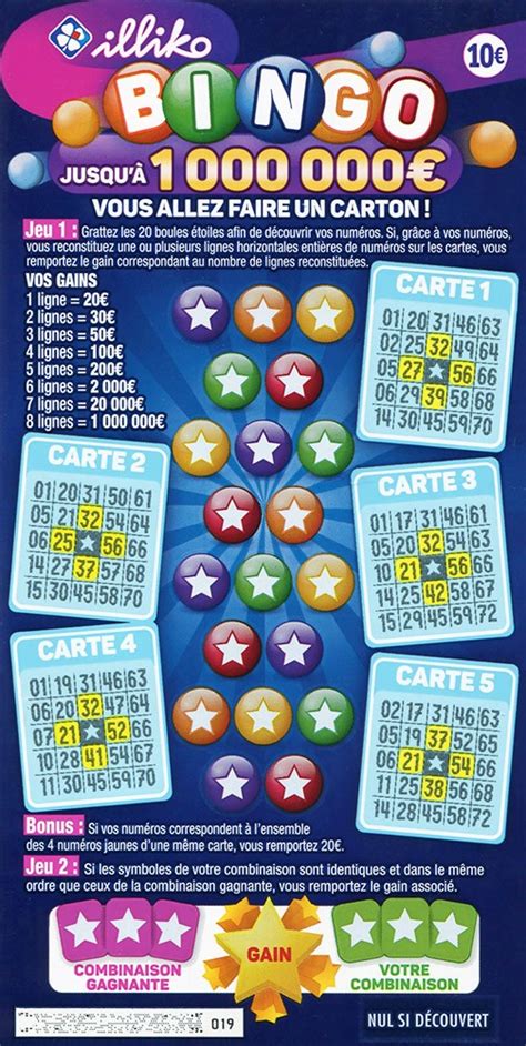 Nouveau Bingo Fdj à 10 € Avis Et Chances De Gagner