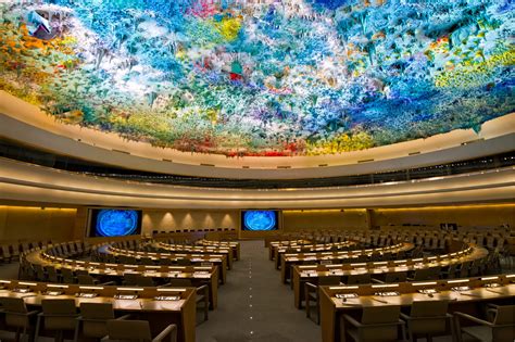 United Nations Human Rights Room Geneva Switzerland Fine Art