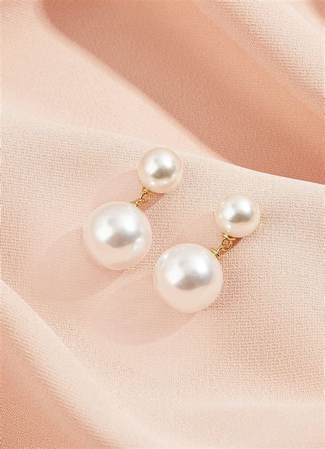 Pearl Fringe Earrings Azazie