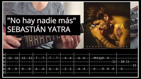 No Hay Nadie Más Sebastián Yatra Guitar Cover Tutorial Tab