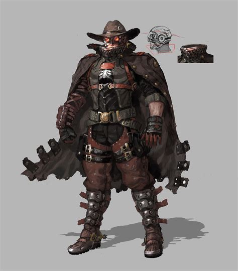 Gunz Cowboy In Shoo Character Design Concept Art Characters