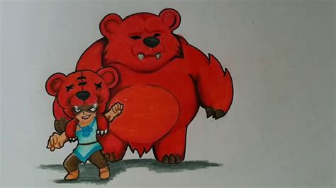 DIBUJO de Nita brawl stars - YouTube