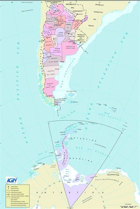 La historia del mapa de Argentina - Geografía Infinita