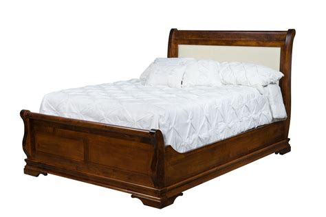 Chippewa Sleigh Bed Amish Solid Wood Beds Kvadro Furniture