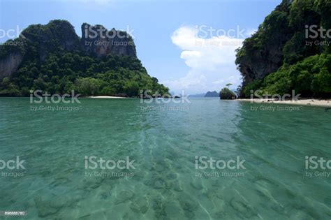 Beautiful Beach Sea And Blue Sky At Andaman Ocean In Southern Thailand
