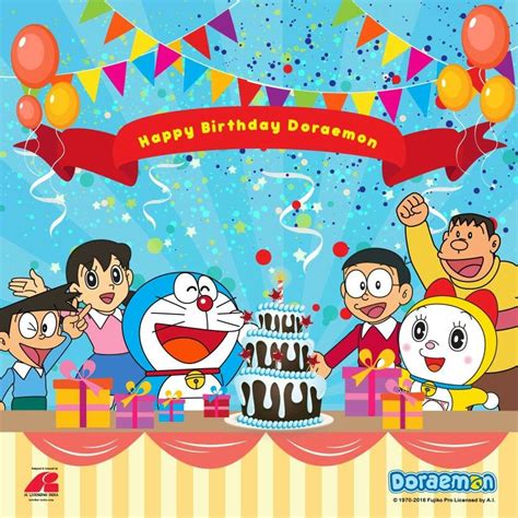 Gambar Doraemon Happy Birthday Materi Belajar Online