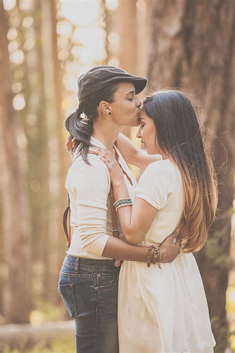 San Franciscos Lovers Lane Engagement From Alicia Gines Photography Lesbian Engagement