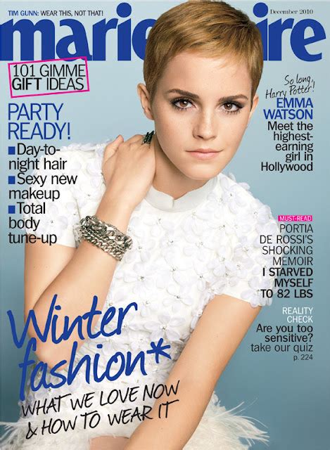 Style Me Famous Emma Watson In Marie Claire