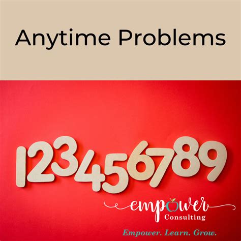 Empower Educational Consulting Anytime Problems