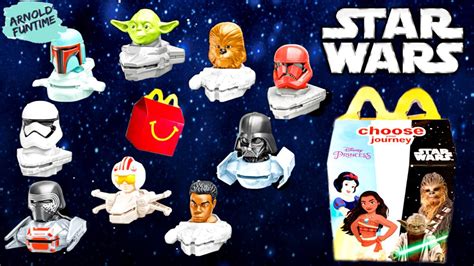 mcdonalds star wars happy meal toys april 2021 full set youtube happy meal toys retro