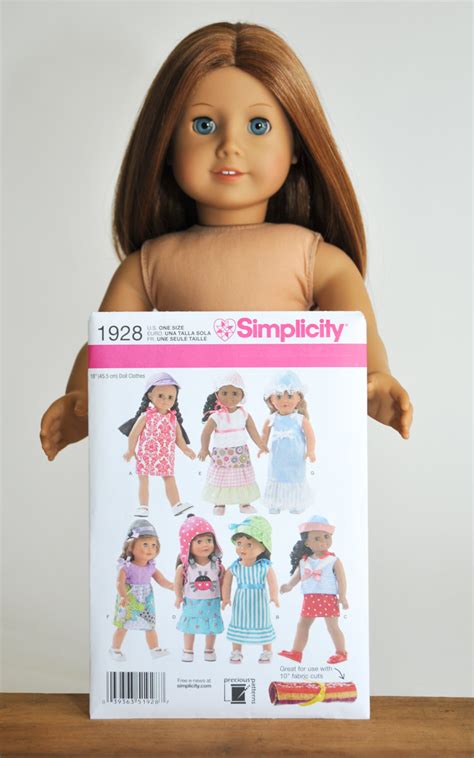 Find ideas by browsing through the free patterns. 18 inch doll clothes pattern Simplicity 1928 new