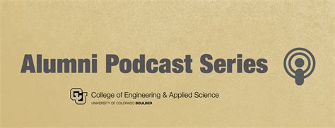 Alumni Podcast Series College Of Engineering Applied Science