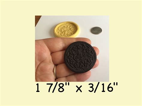 Oreo Cookie Mold Cookie Silicone Mold Oreo Resin Mold Etsy