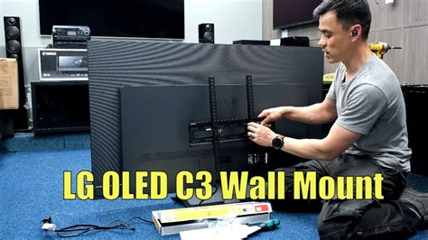Lg Oled C3 Wall Mount Install How To Mount On A Fixed Flat Bracket